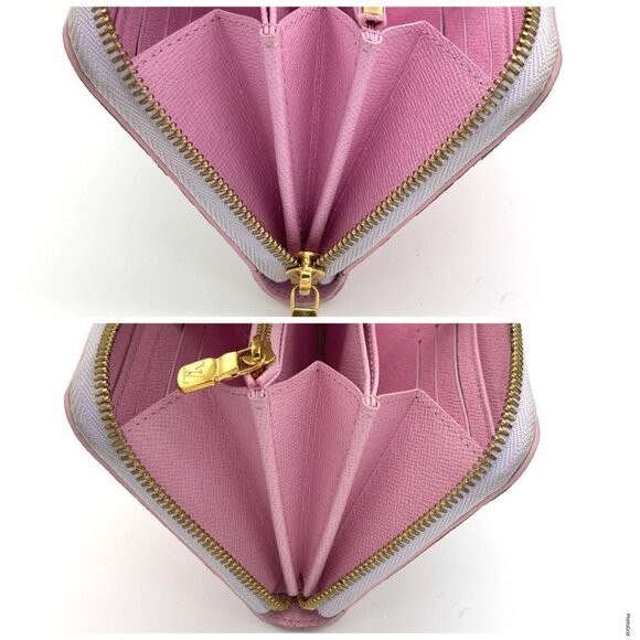 Louis Vuitton Monogram Giant Spring In The City Zippy Wallet Sunrise Pastel Pink - Picture 7 of 16